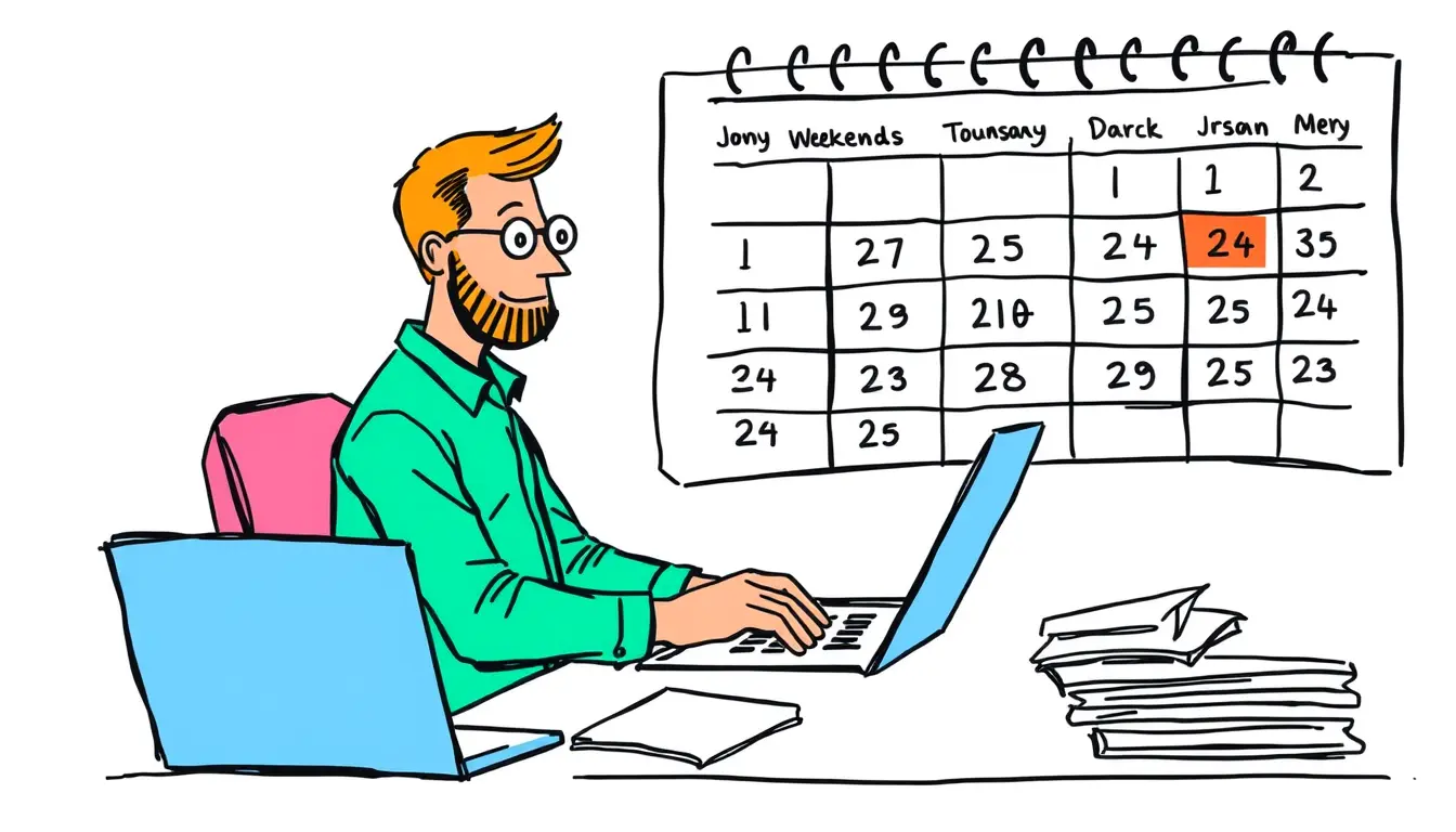 Excel NETWORKDAYS – Count Business Days Excluding Weekends