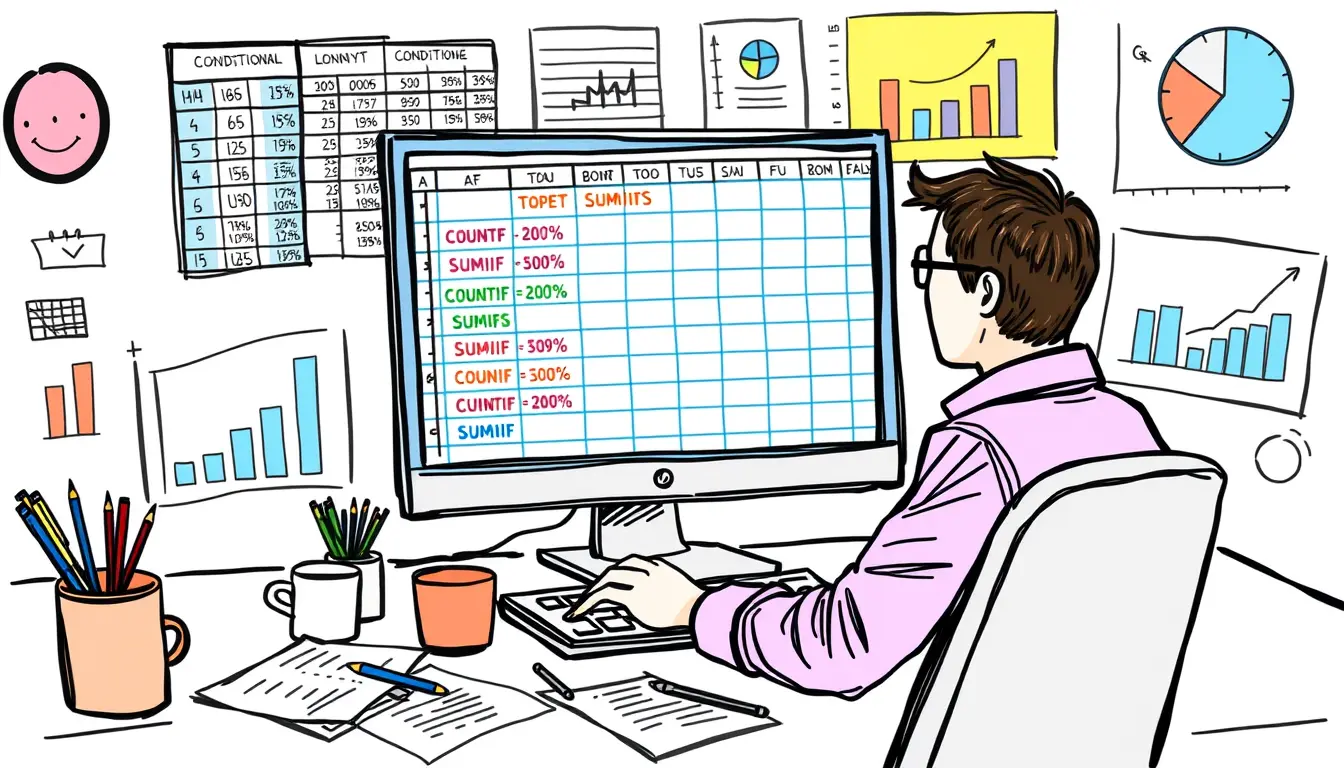 Mastering Excel Conditional Aggregations: COUNTIFS, SUMIFS, and More