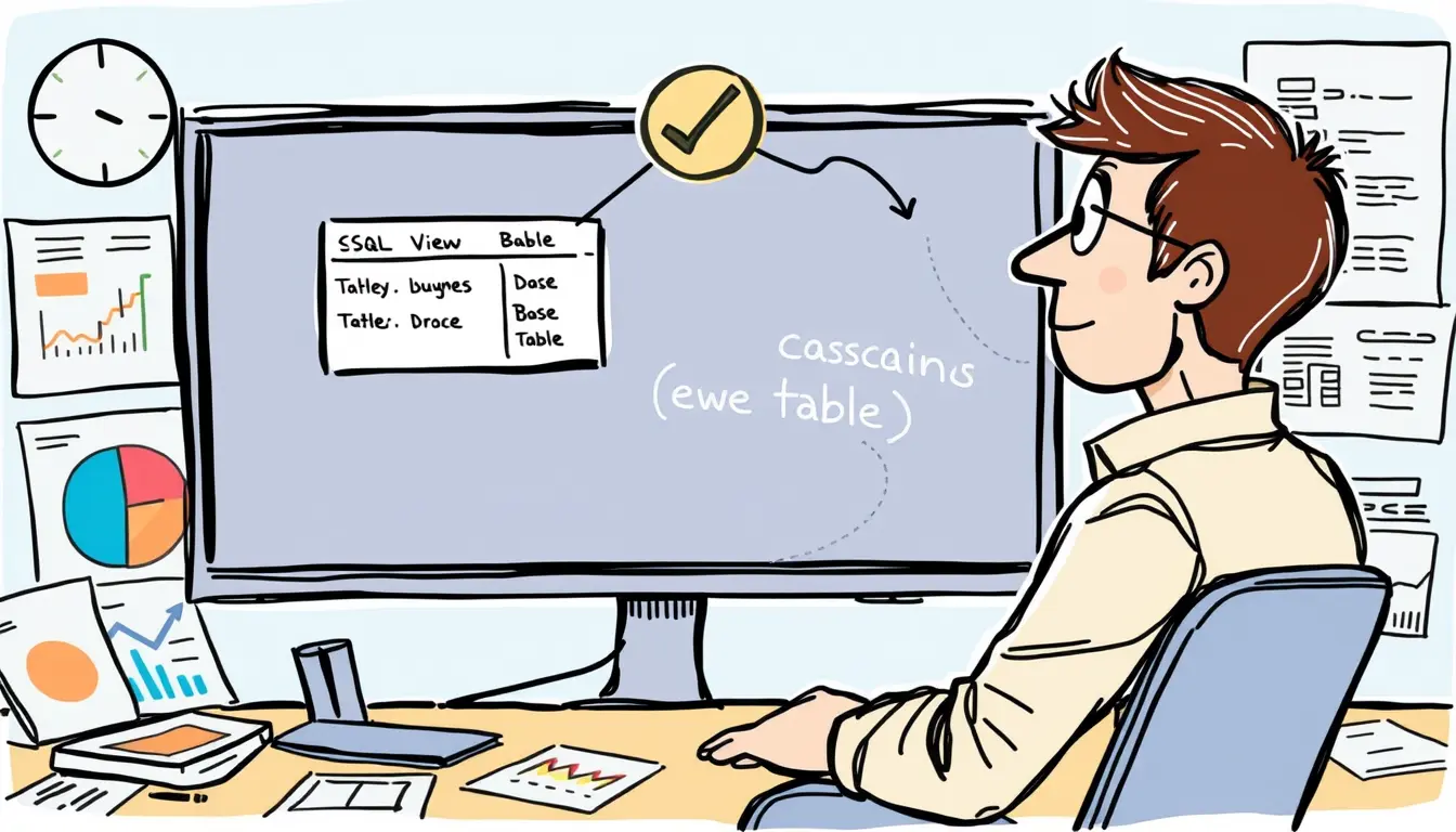 SQL Views with CHECK Option – Cascade View Filter to Base Table