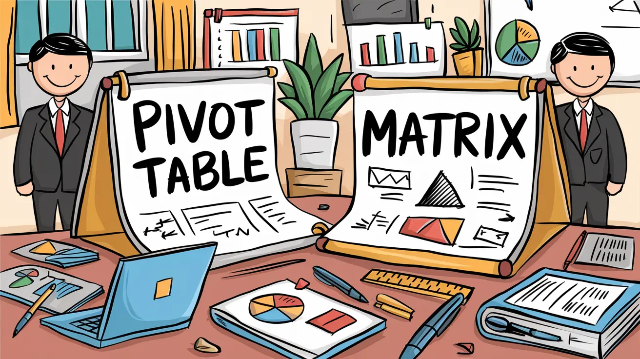 Pivot Tables vs. Matrix: What’s the Difference?